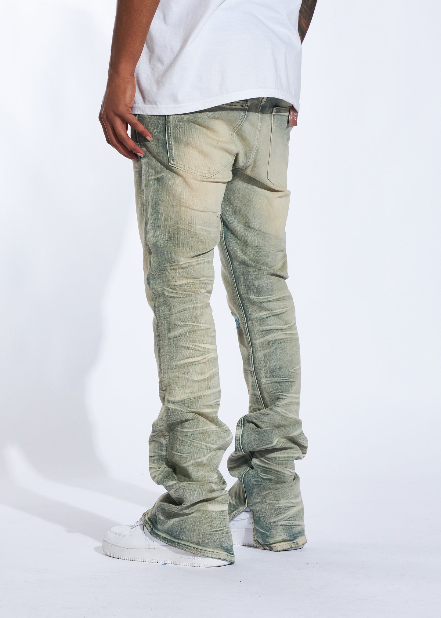 Arch Stacked Denim (Dark Sand Wash)