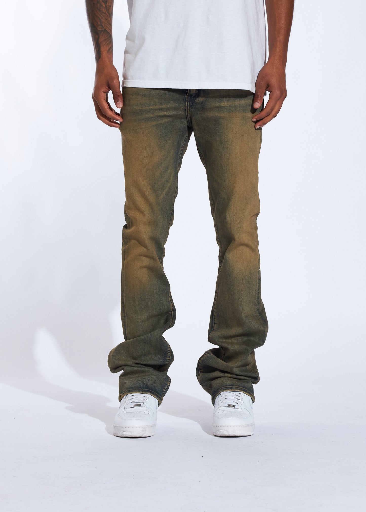 Arch Stacked Denim (Rust Wash)