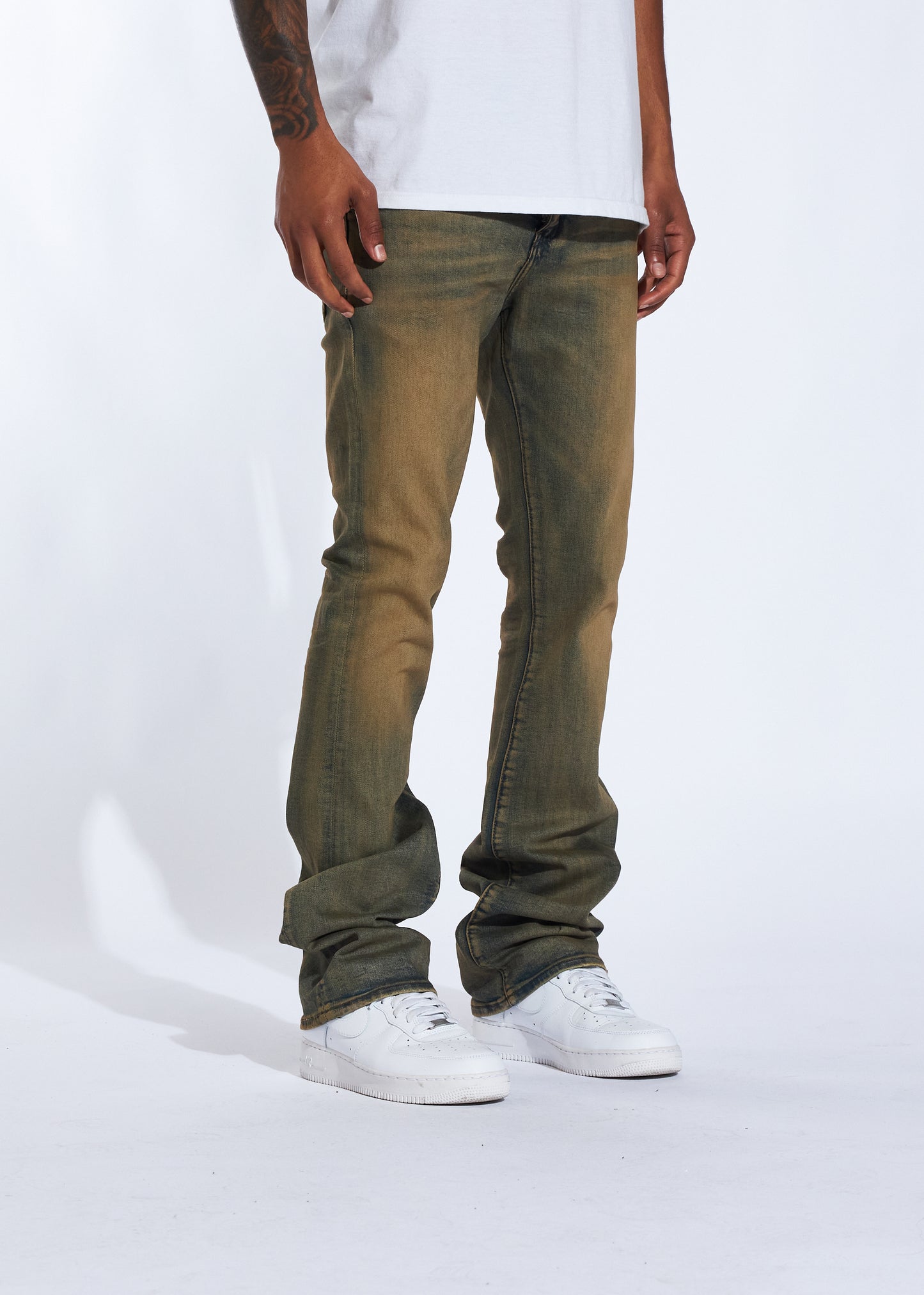 Arch Stacked Denim (Rust Wash)