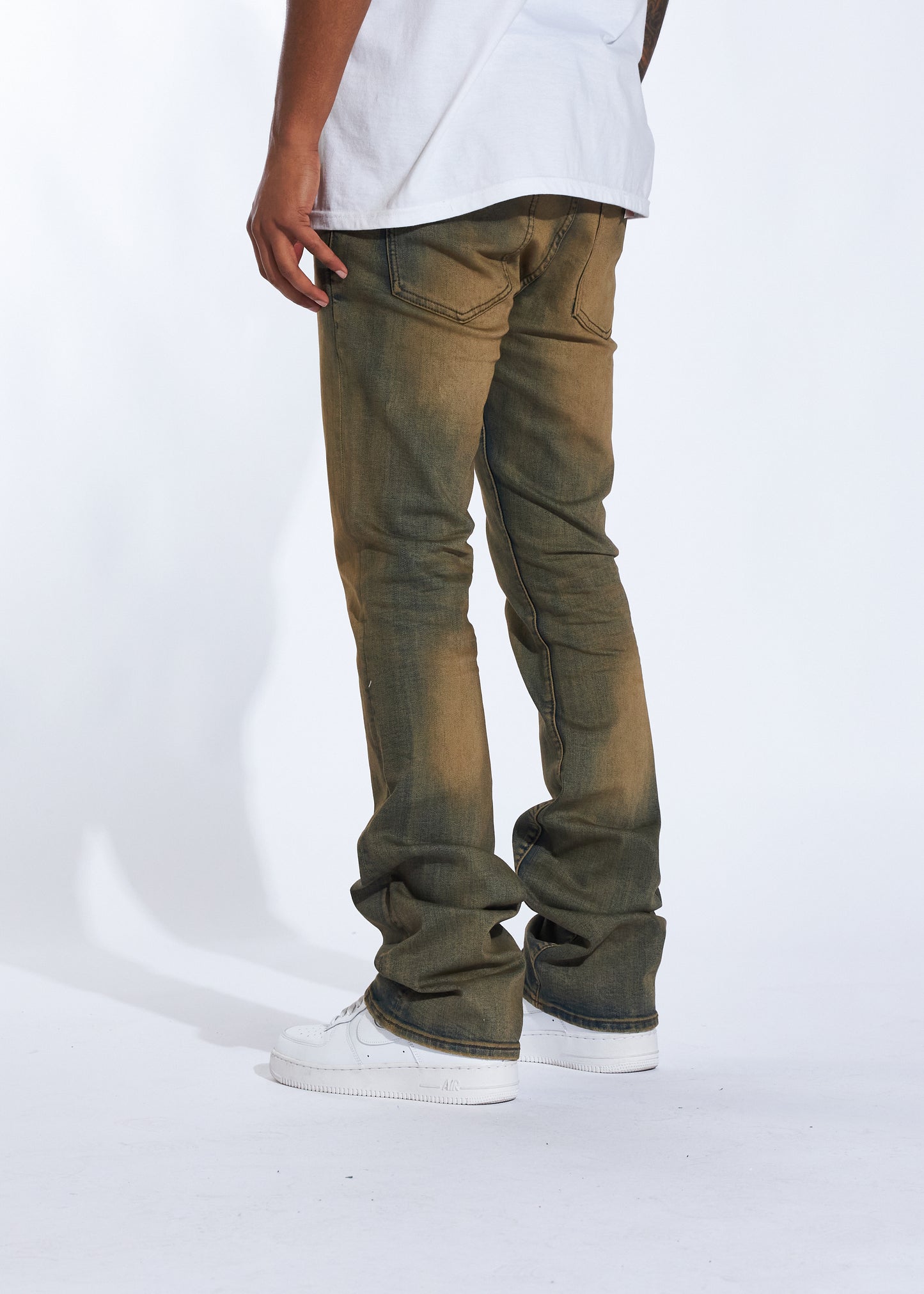 Arch Stacked Denim (Rust Wash)