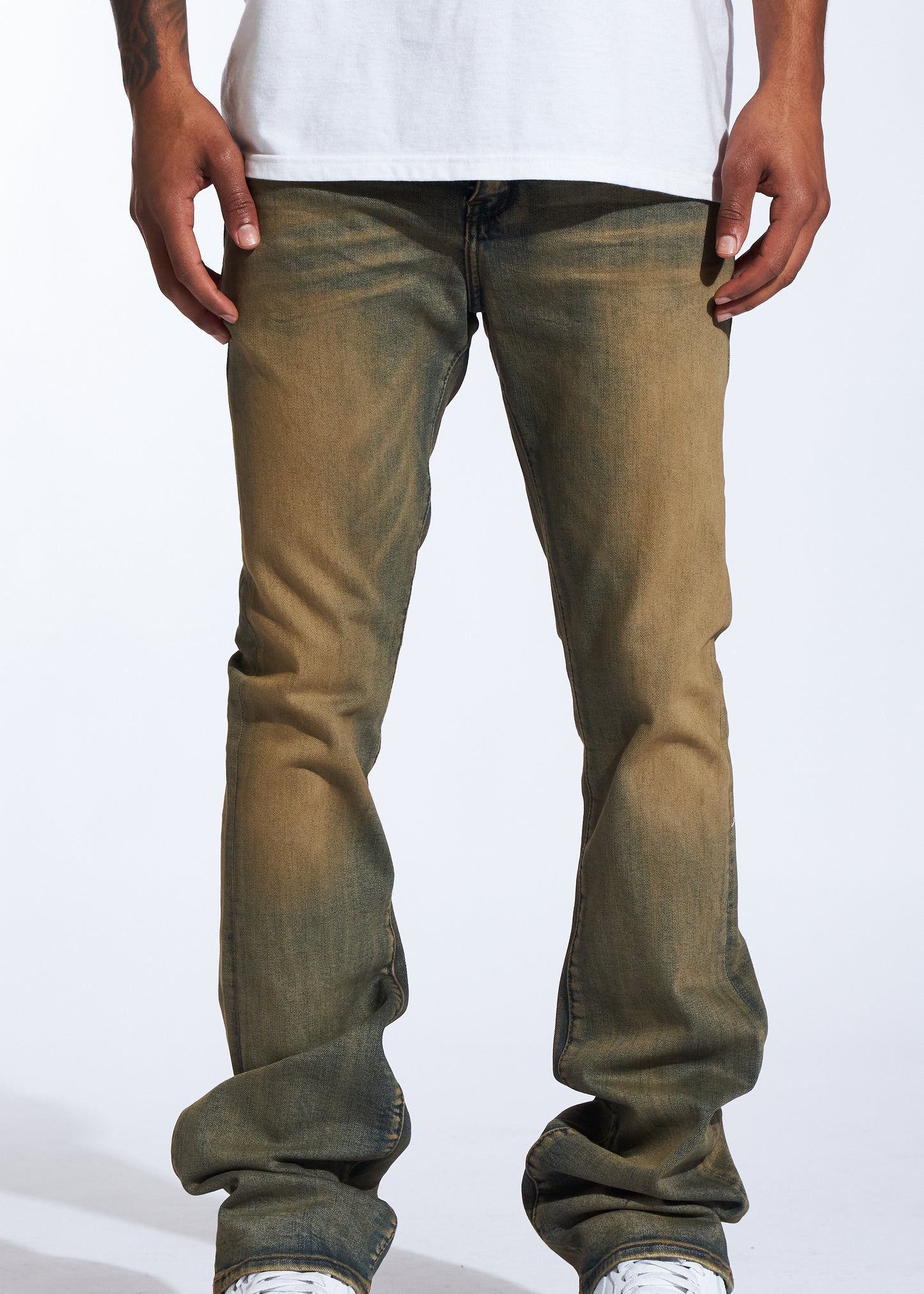 Arch Stacked Denim (Rust Wash)
