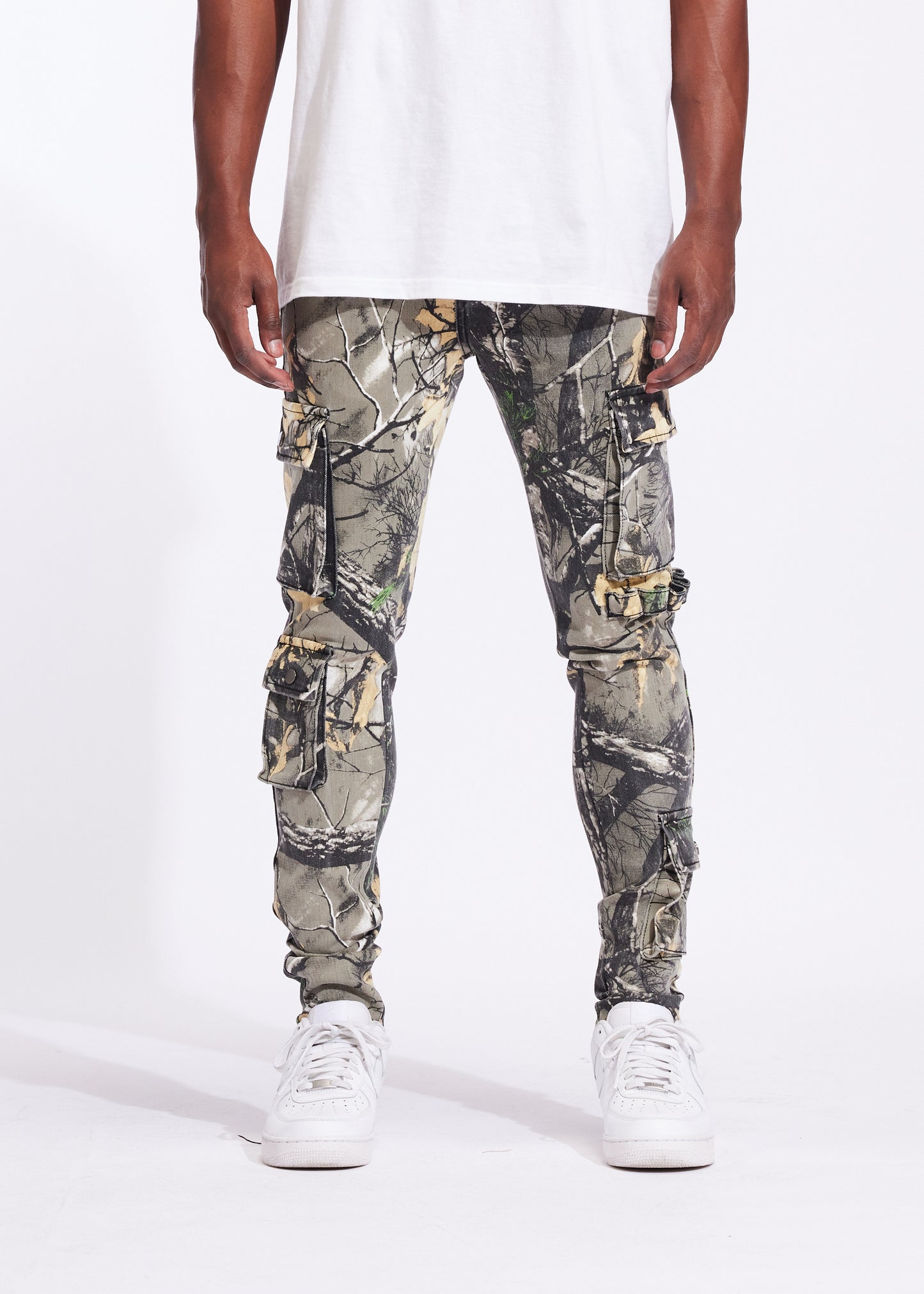 Arrow Skinny Cargo Denim (Woodland Camo)