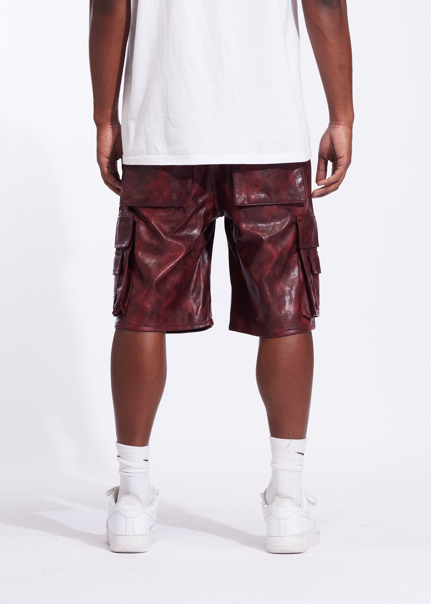 Tyson Denim Shorts (Red)