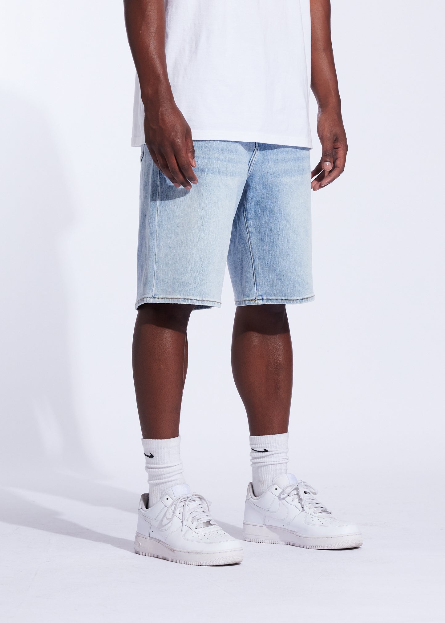 Cena Denim Shorts (Bleach Wash)
