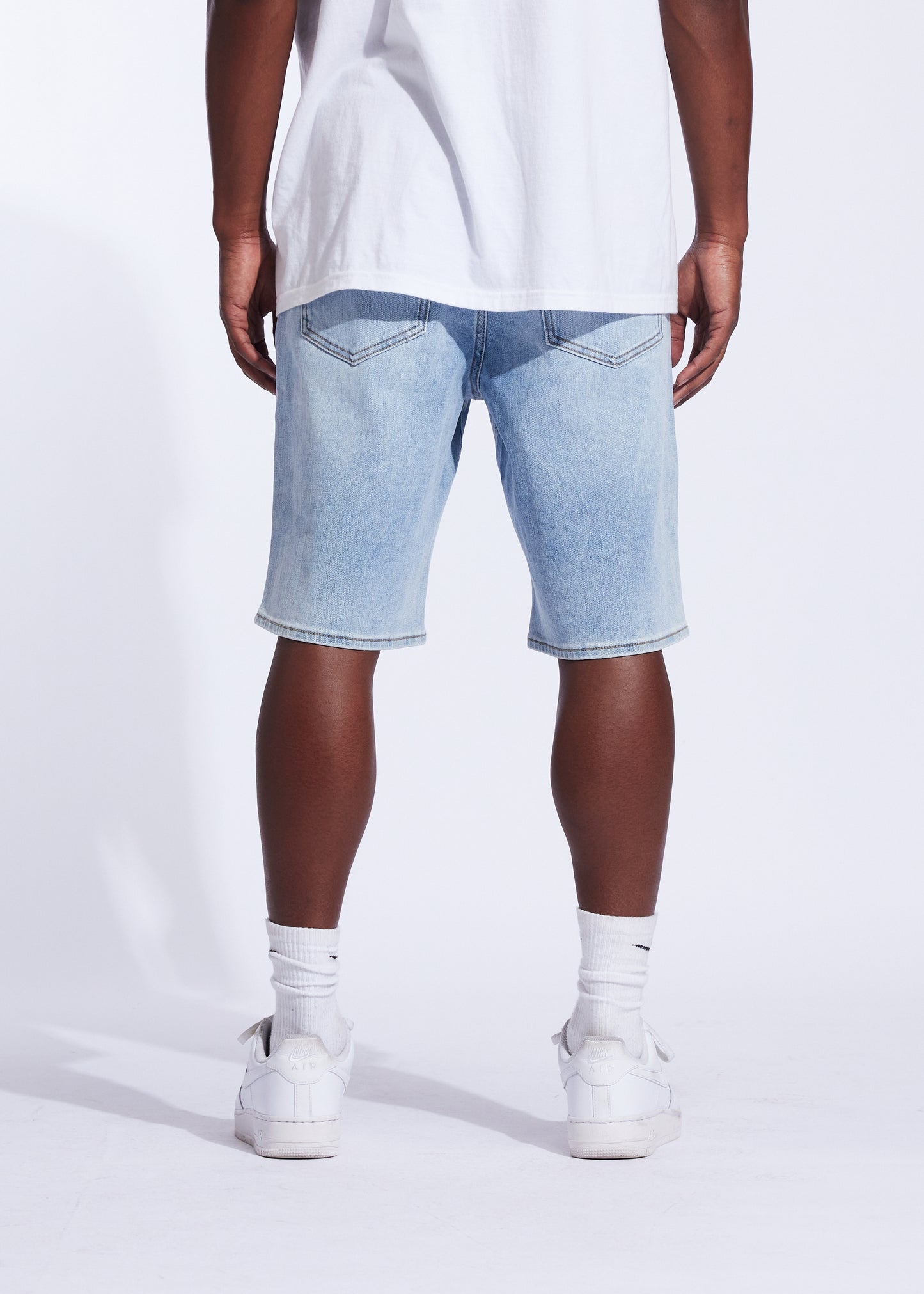 Cena Denim Shorts (Bleach Wash)