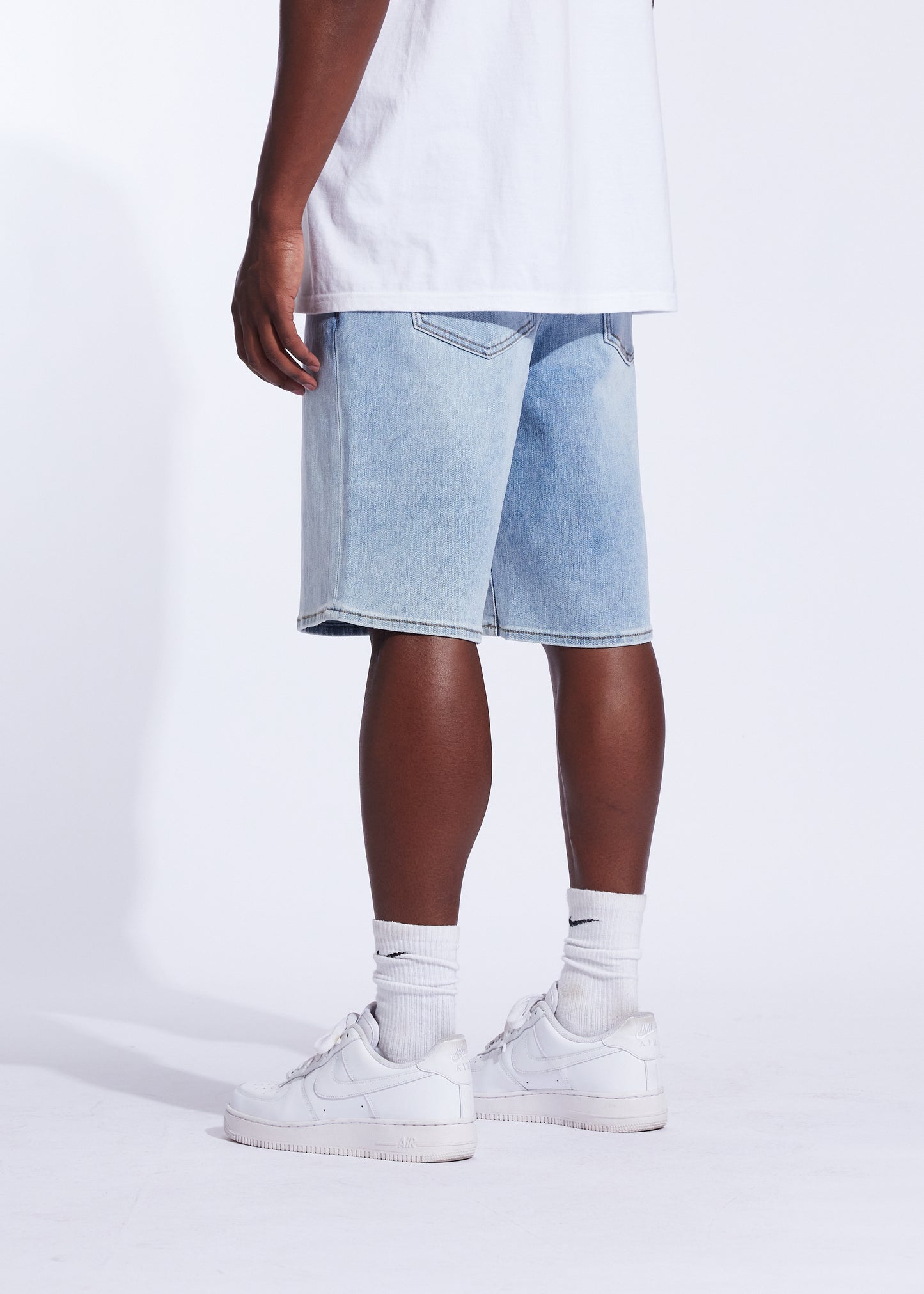 Cena Denim Shorts (Bleach Wash)