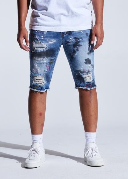 crysp denim shorts