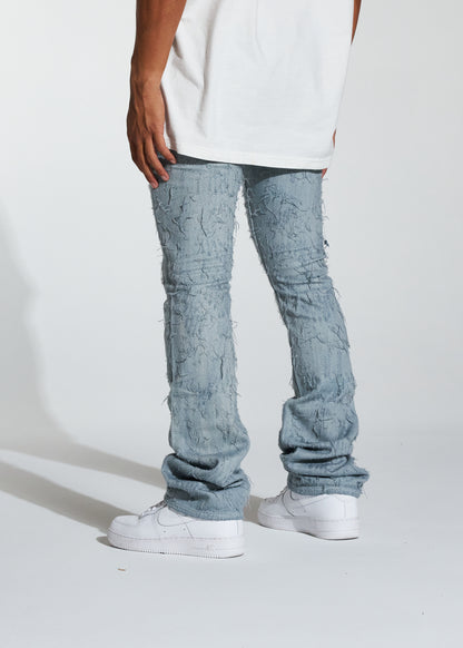 Arctic Stacked Flare Denim (Blue)