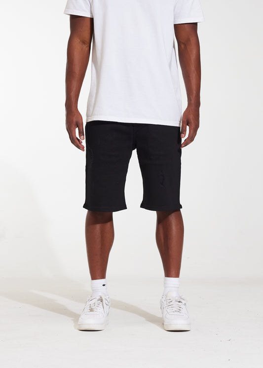 Atlantic Denim Shorts (Black)