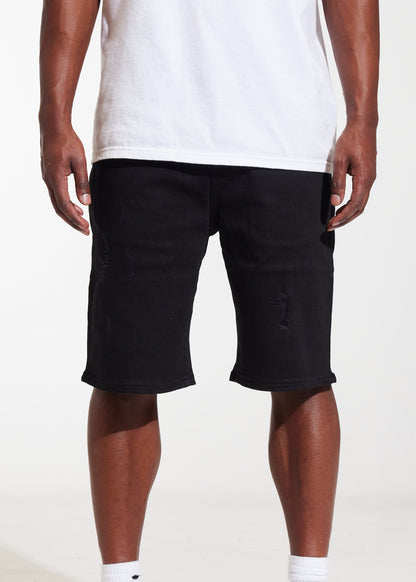 Atlantic Denim Shorts (Black)