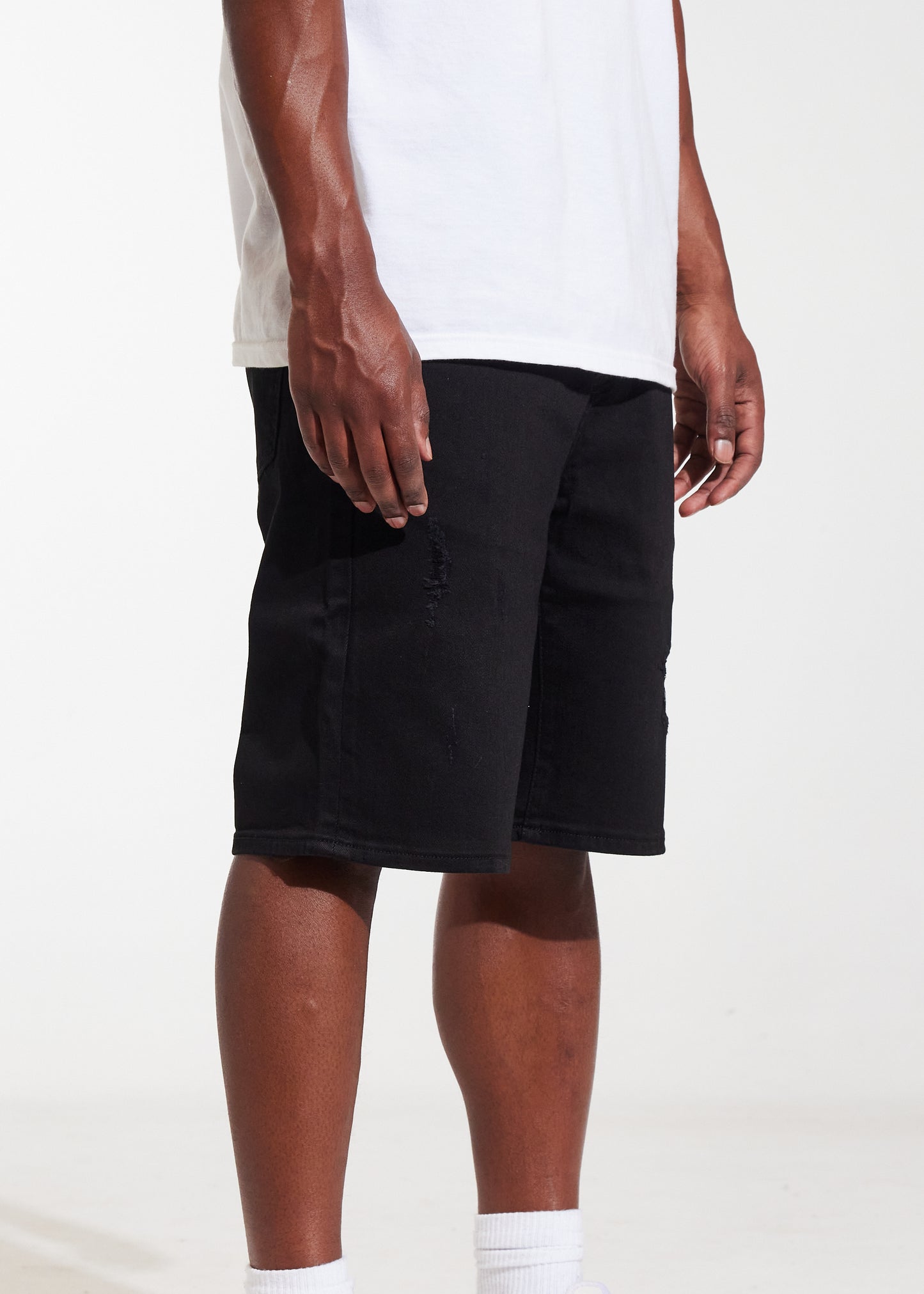 Atlantic Denim Shorts (Black)