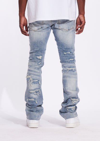 Arch Flare Denim (Light Distressed)