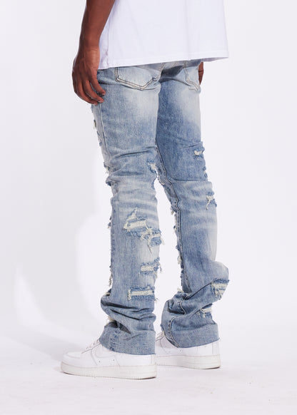 Arch Flare Denim (Light Distressed)