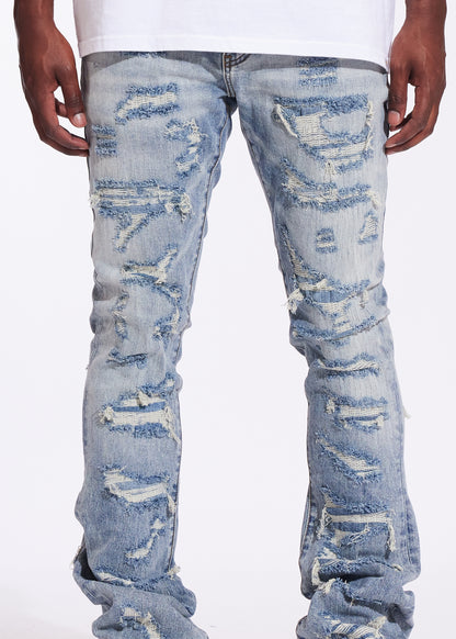 Arch Flare Denim (Light Distressed)