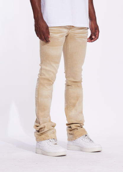 Arch Flare Denim (Washed Tan)