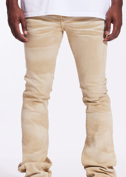 Arch Flare Denim (Washed Tan)