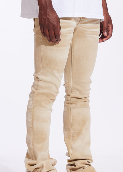 Arch Flare Denim (Washed Tan)