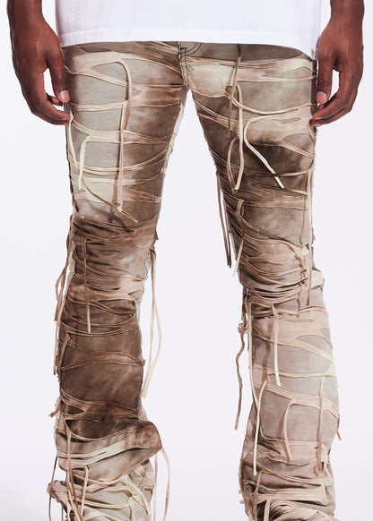 Valley Flare Denim (Sand Storm)