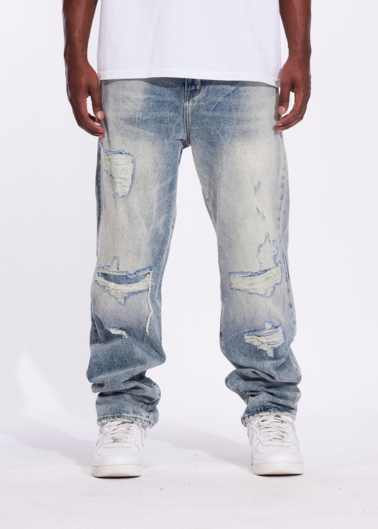 Pacific Straight Denim (Acid Blue)