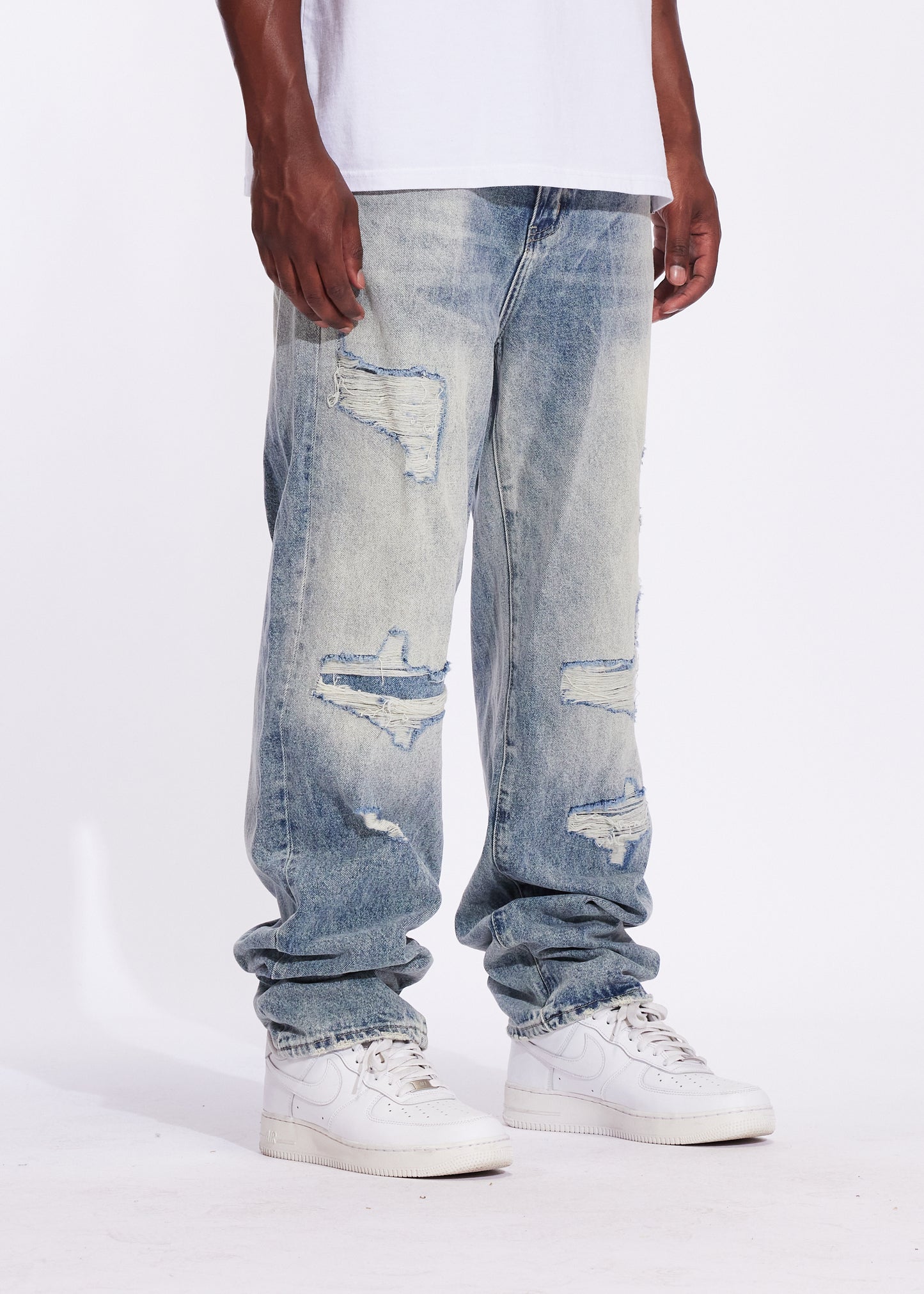 Pacific Straight Denim (Acid Blue)