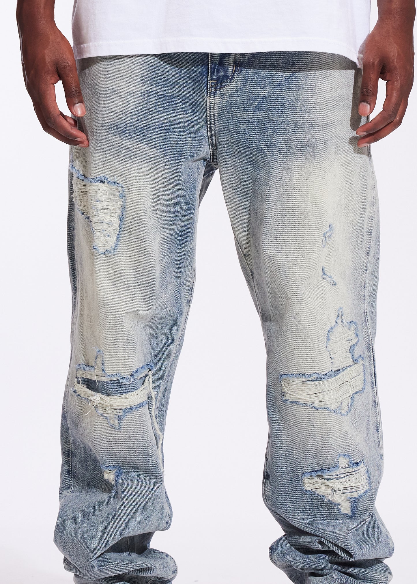 Pacific Straight Denim (Acid Blue)