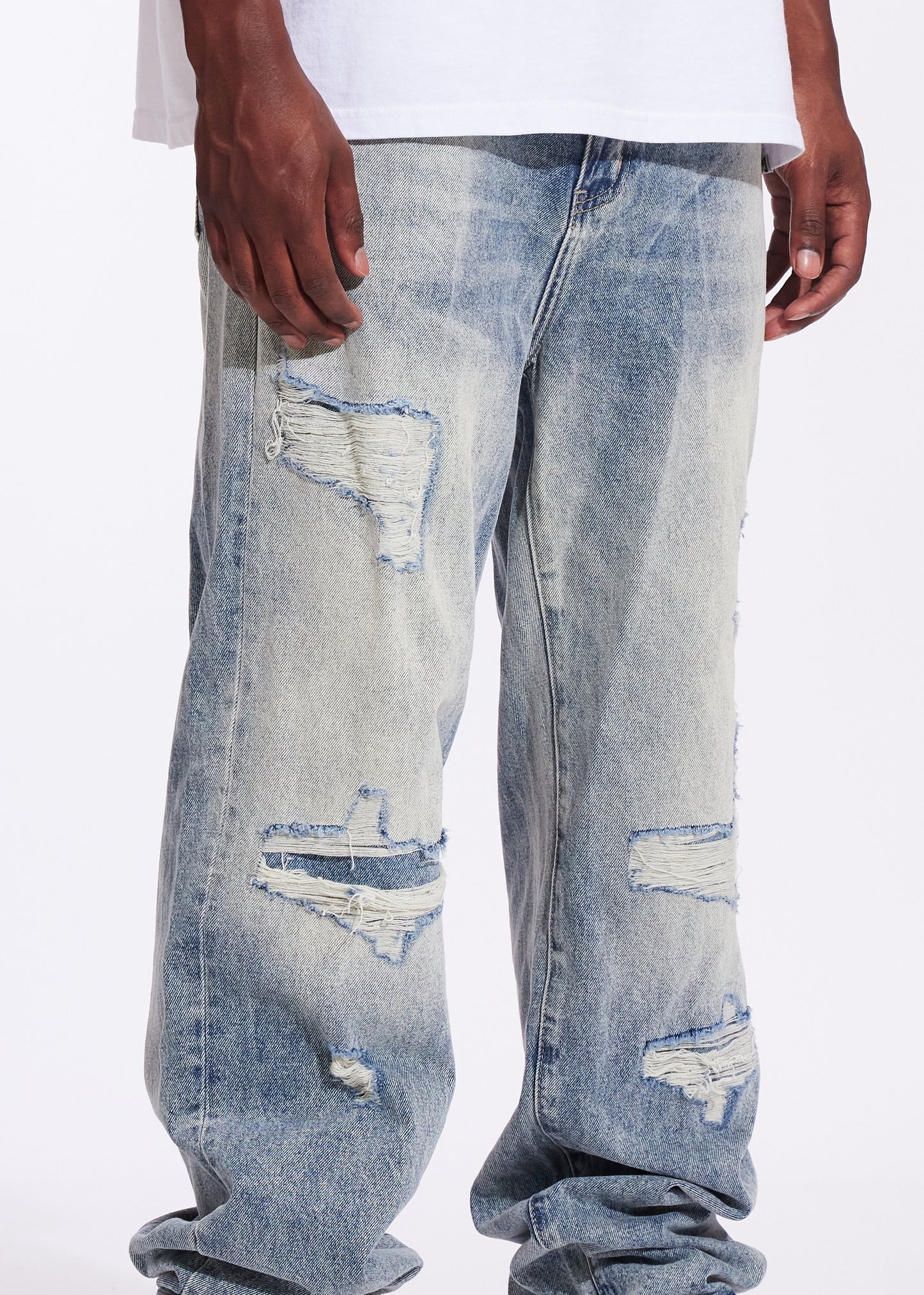 Pacific Straight Denim (Acid Blue)