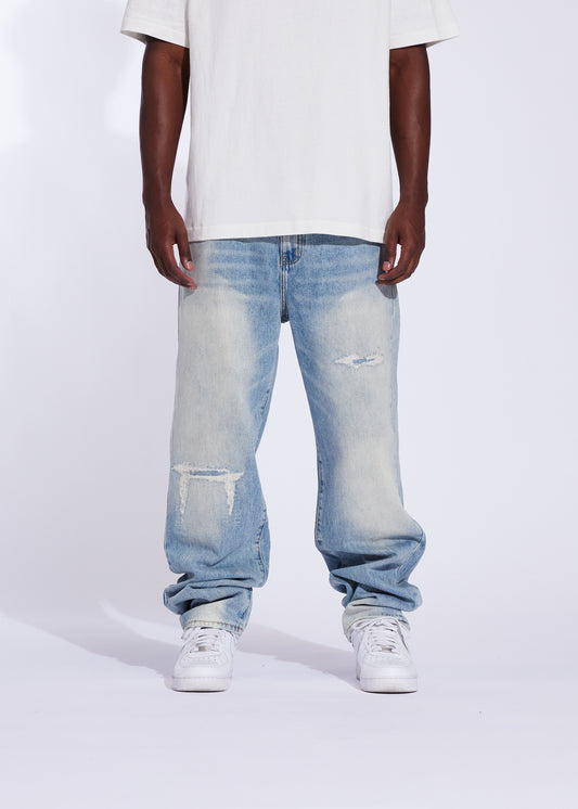 Pacific Straight Denim (Light Acid)