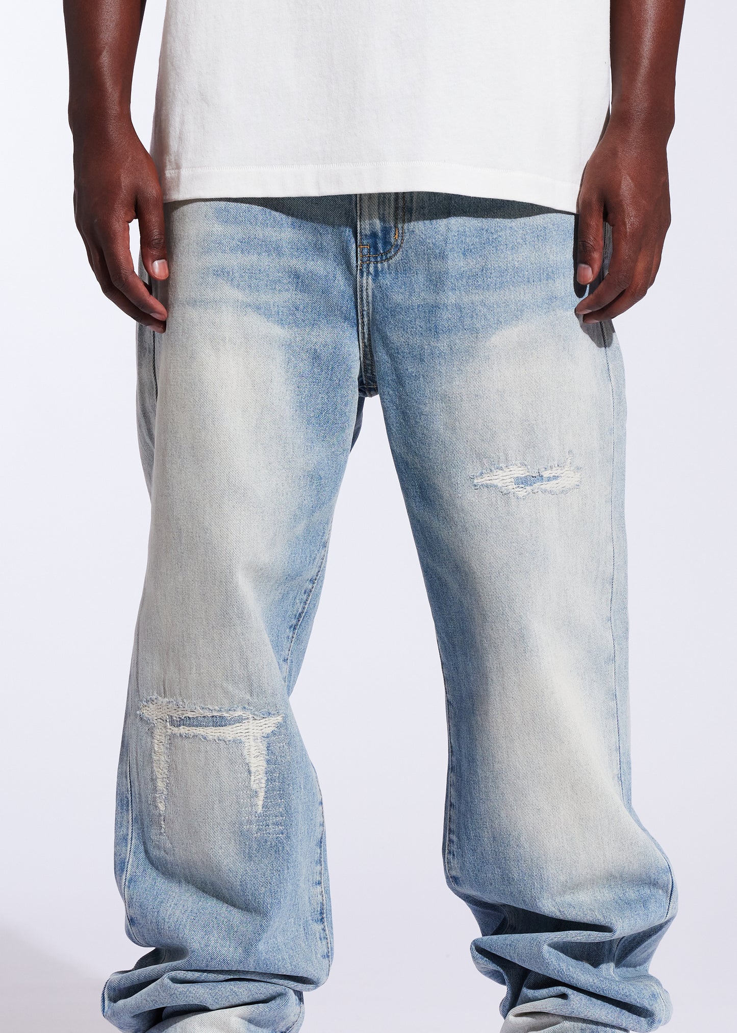 Pacific Straight Denim (Light Acid)