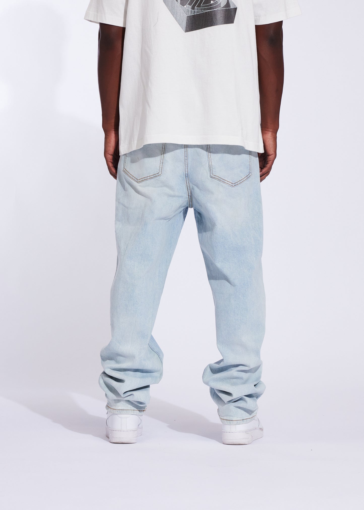 Pacific Straight Denim (Light Blue)