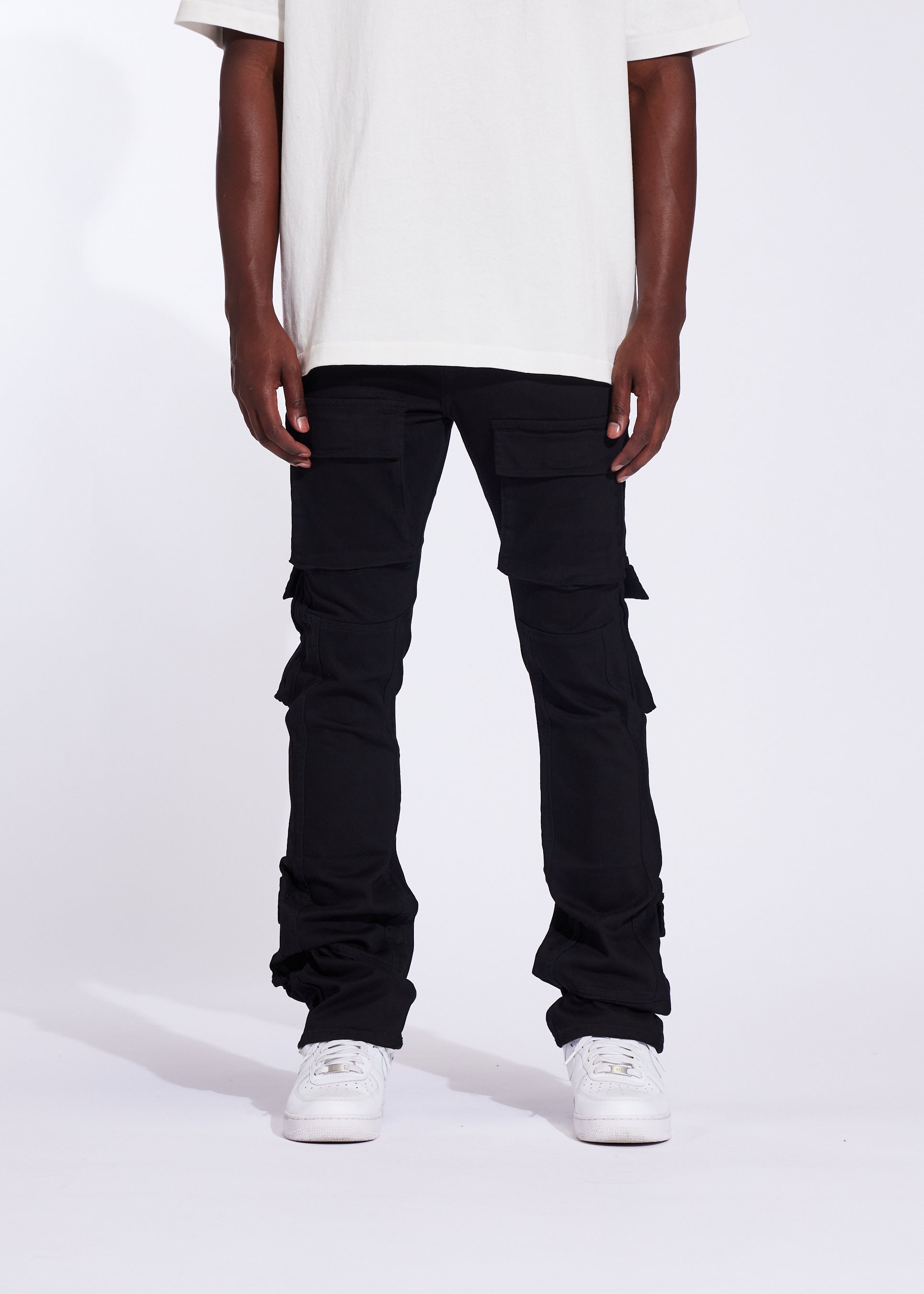 Crysp fashion denim joggers