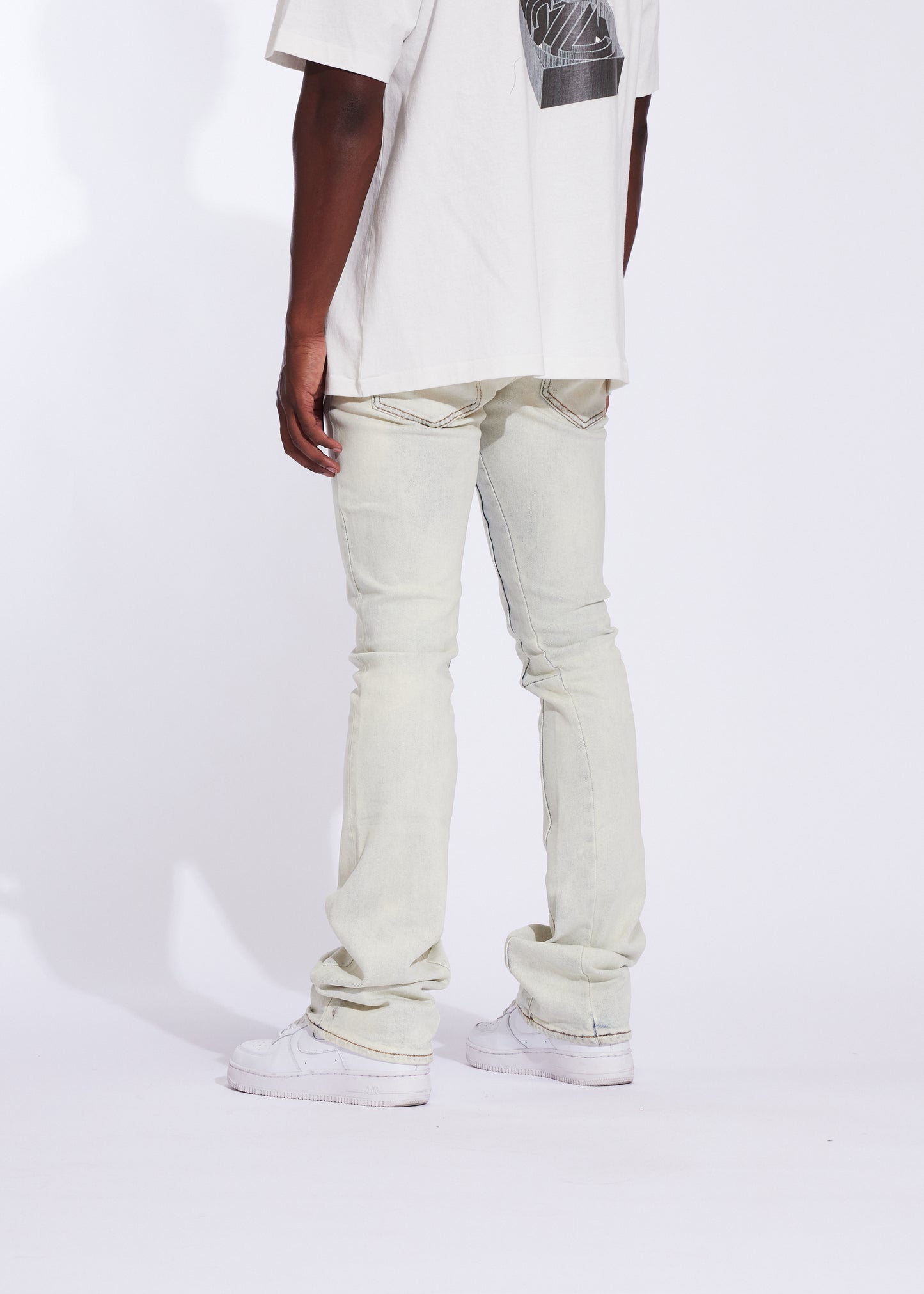 Arch Stacked Denim (Sand Wash)