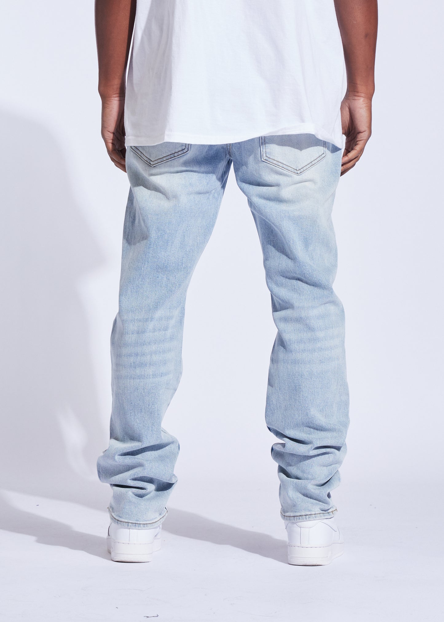 Pacific Straight Denim (Light Bleach)