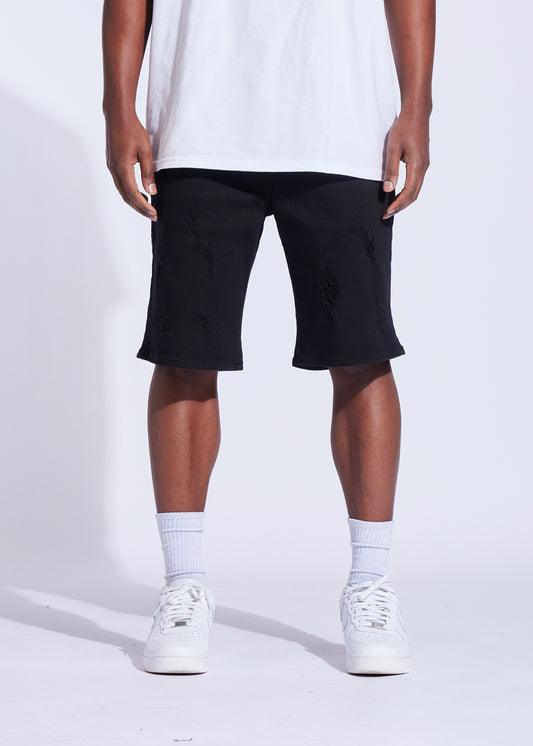 Atlantic Denim Shorts (Black)