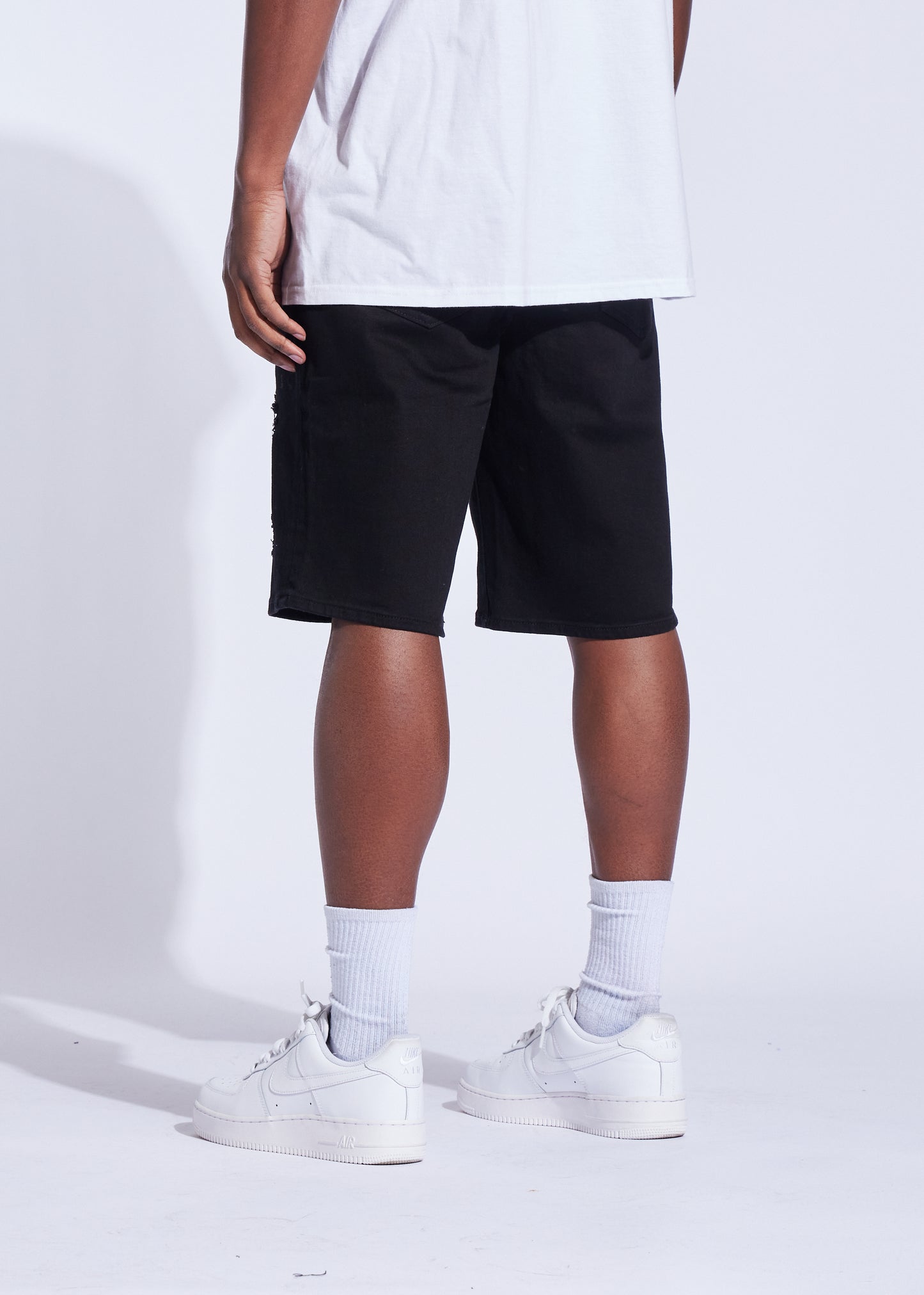 Atlantic Denim Shorts (Black)