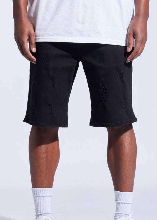 Atlantic Denim Shorts (Black)