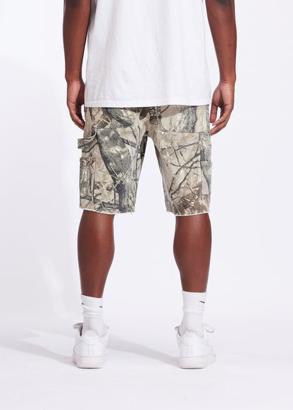 Vince Denim Shorts (Tree Camo)