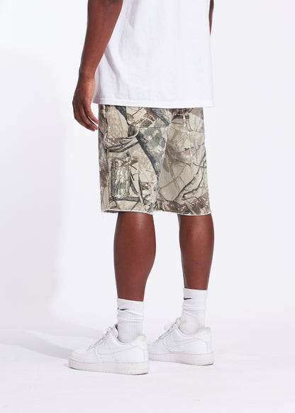 Vince Denim Shorts (Tree Camo)