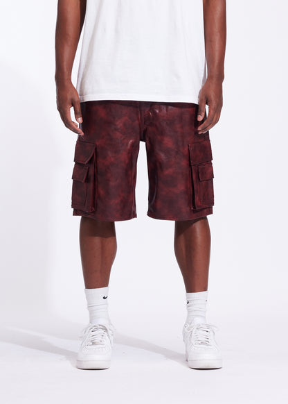 Tyson Denim Shorts (Red)