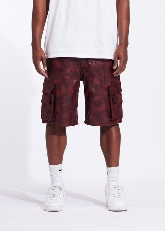 Tyson Denim Shorts (Red)