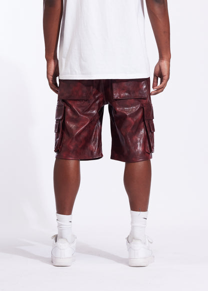 Tyson Denim Shorts (Red)