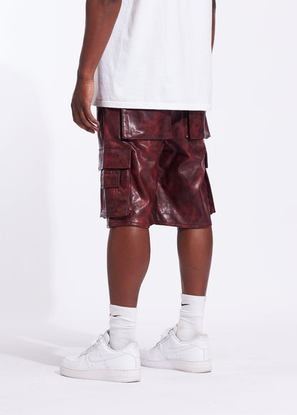 Tyson Denim Shorts (Red)