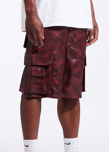 Tyson Denim Shorts (Red)