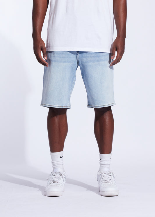 Cena Denim Shorts (Bleach Wash)