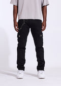Cades Straight Cargo Denim (Black)