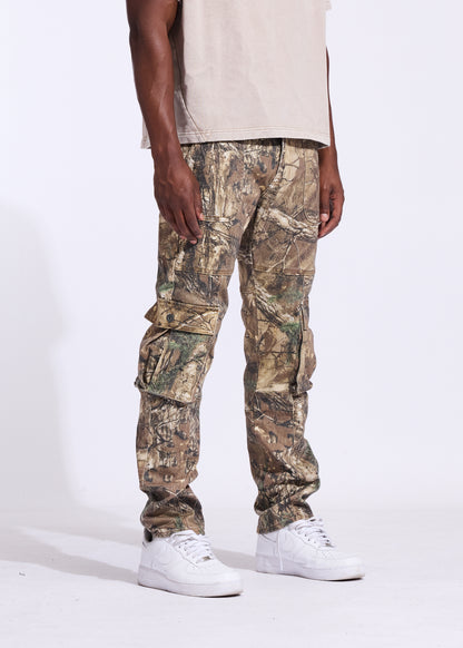 Woodland Straight Cargo Denim (Tree Camo)