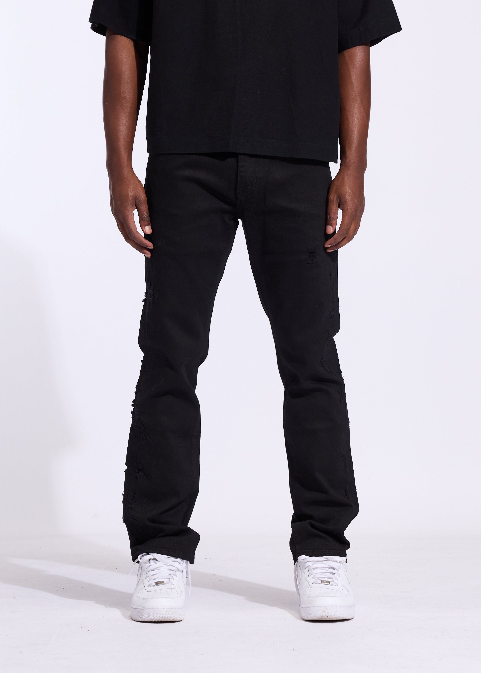 Pacific Straight Denim (Jet Black)