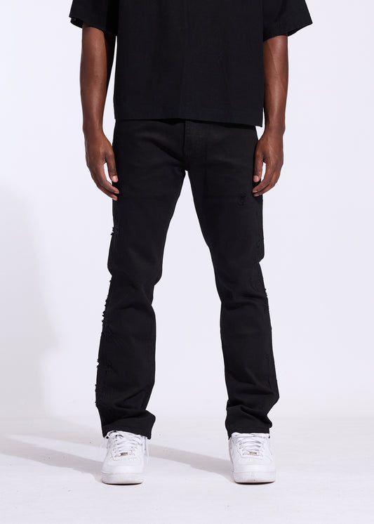 Pacific Straight Denim (Jet Black)