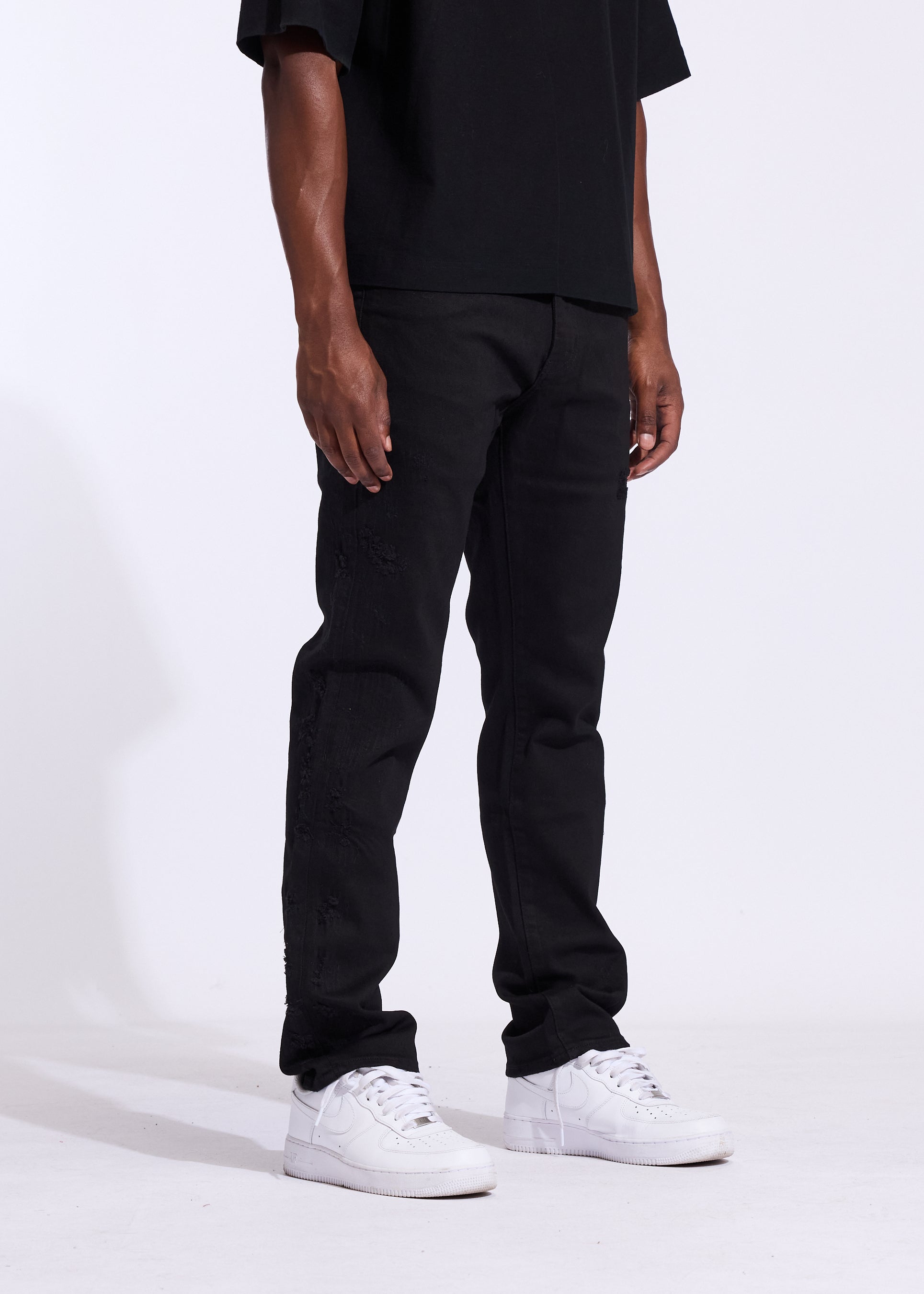 Pacific Straight Denim (Jet Black)