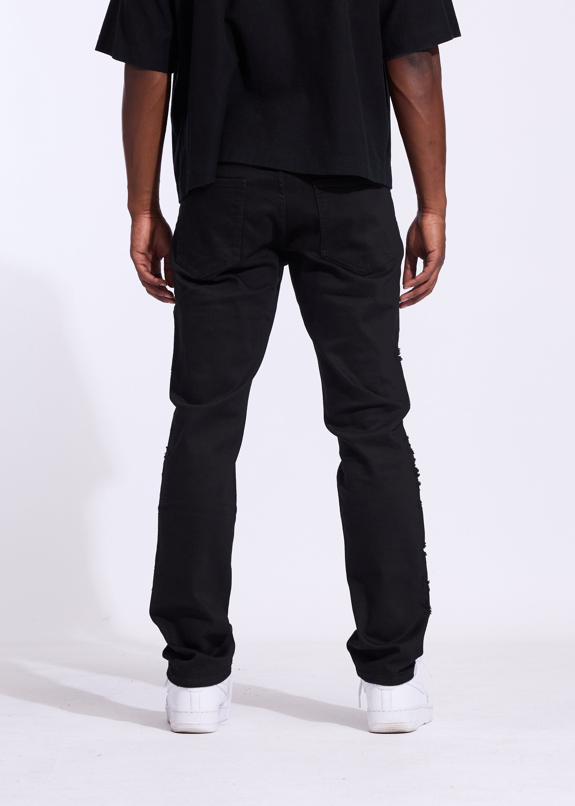 Pacific Straight Denim (Jet Black)