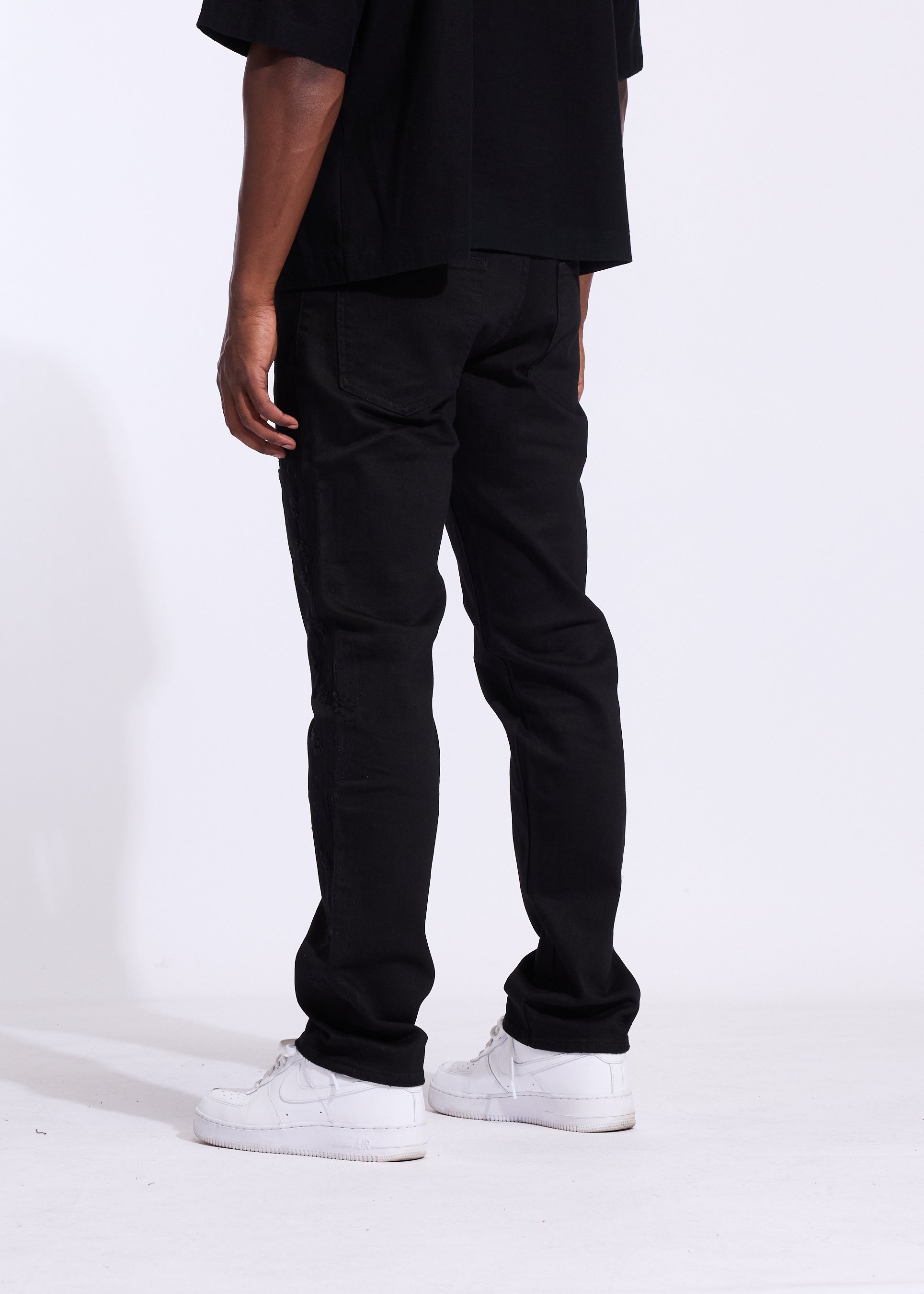 Pacific Straight Denim (Jet Black)